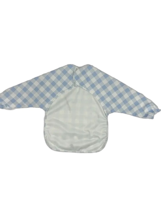 Blue Long Sleeve Bib Smock