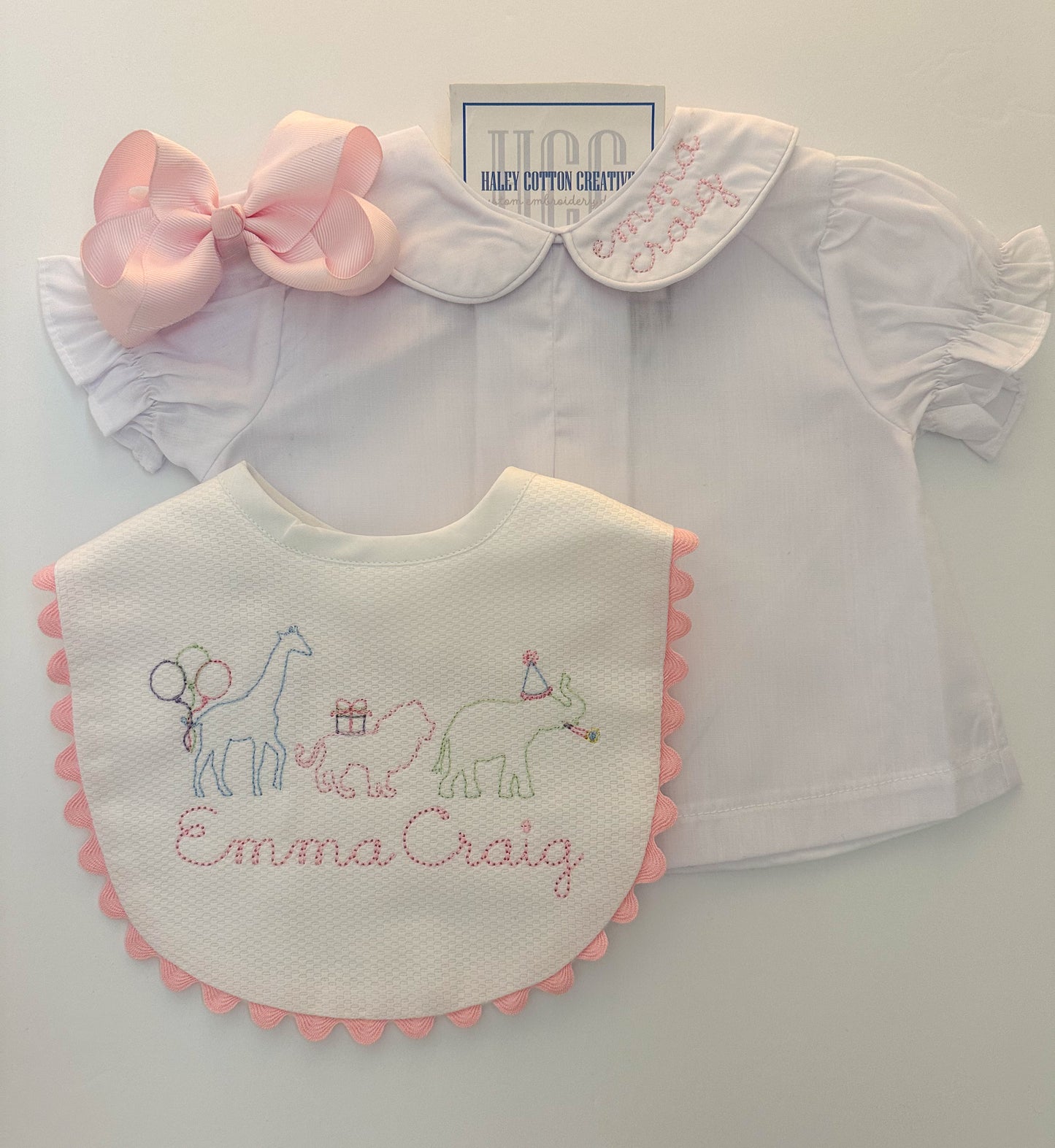 Ric Rac Birthday Bib