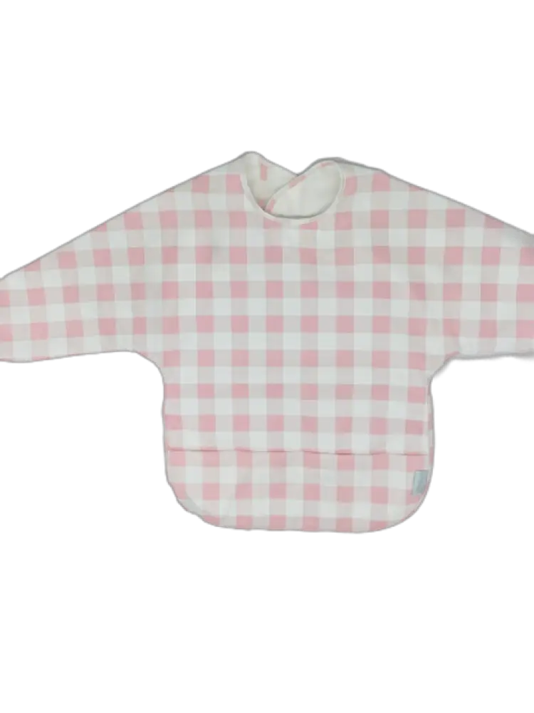 Pink Long Sleeve Bib Smock