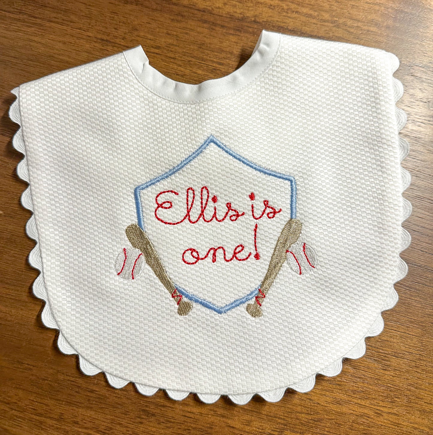 Ric Rac Birthday Bib