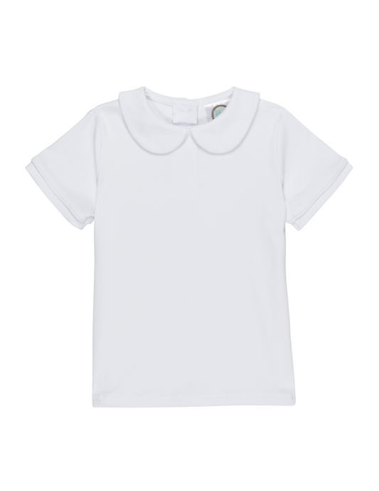 Boys Short Sleeve Peter Pan Tee