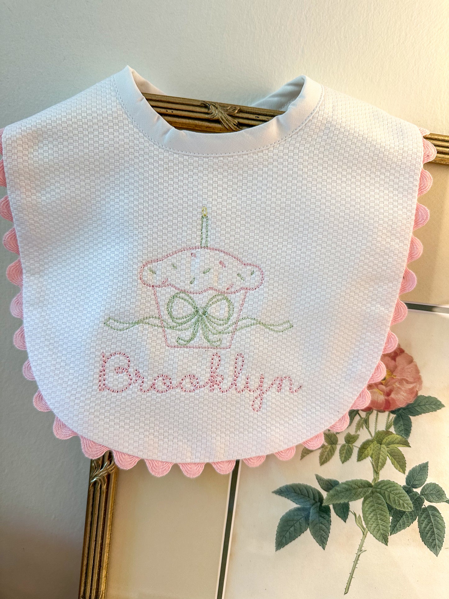 Ric Rac Birthday Bib