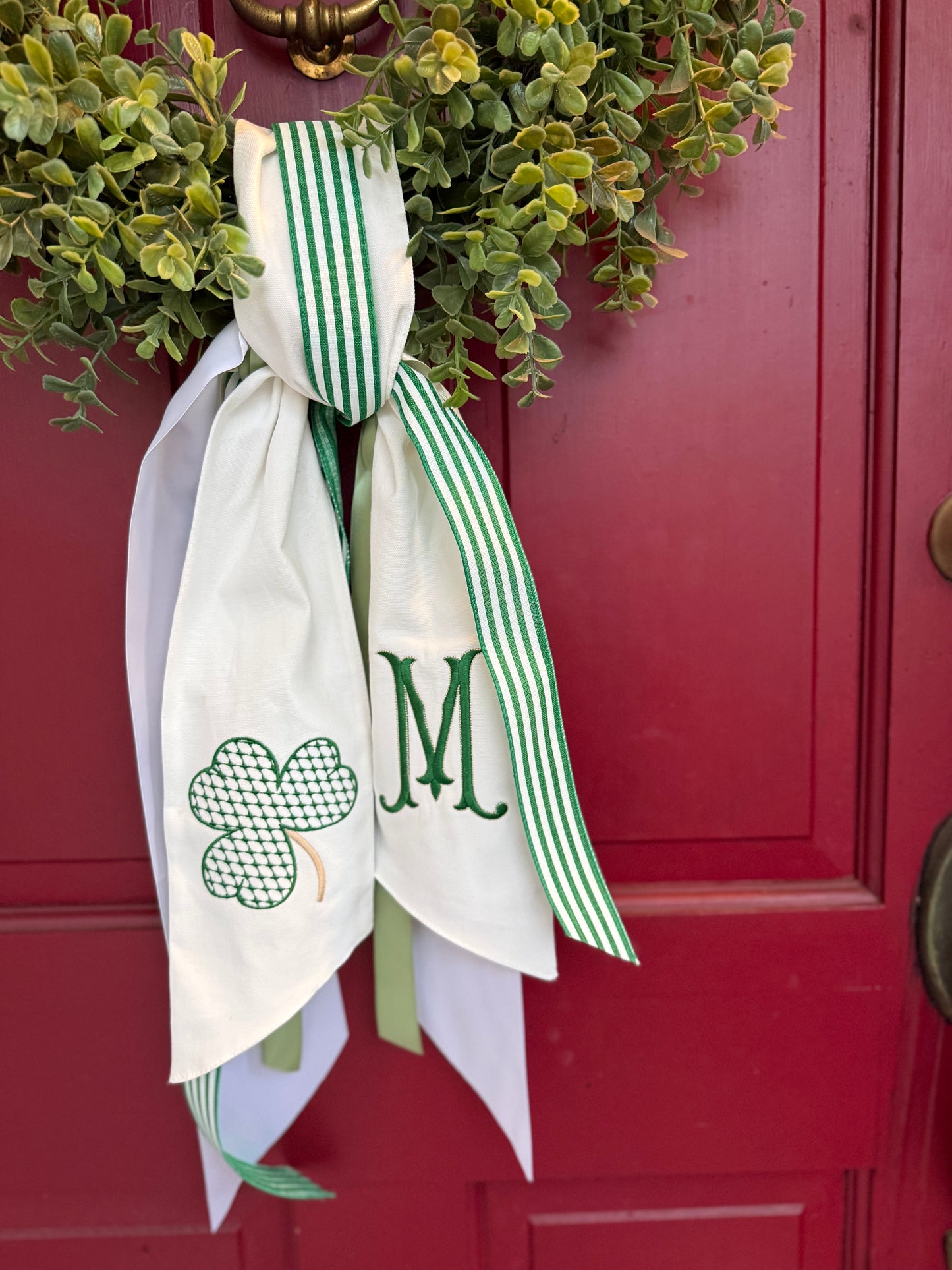 Clover Wreath Sash
