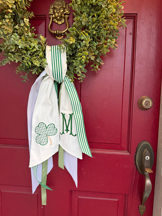 Clover Wreath Sash