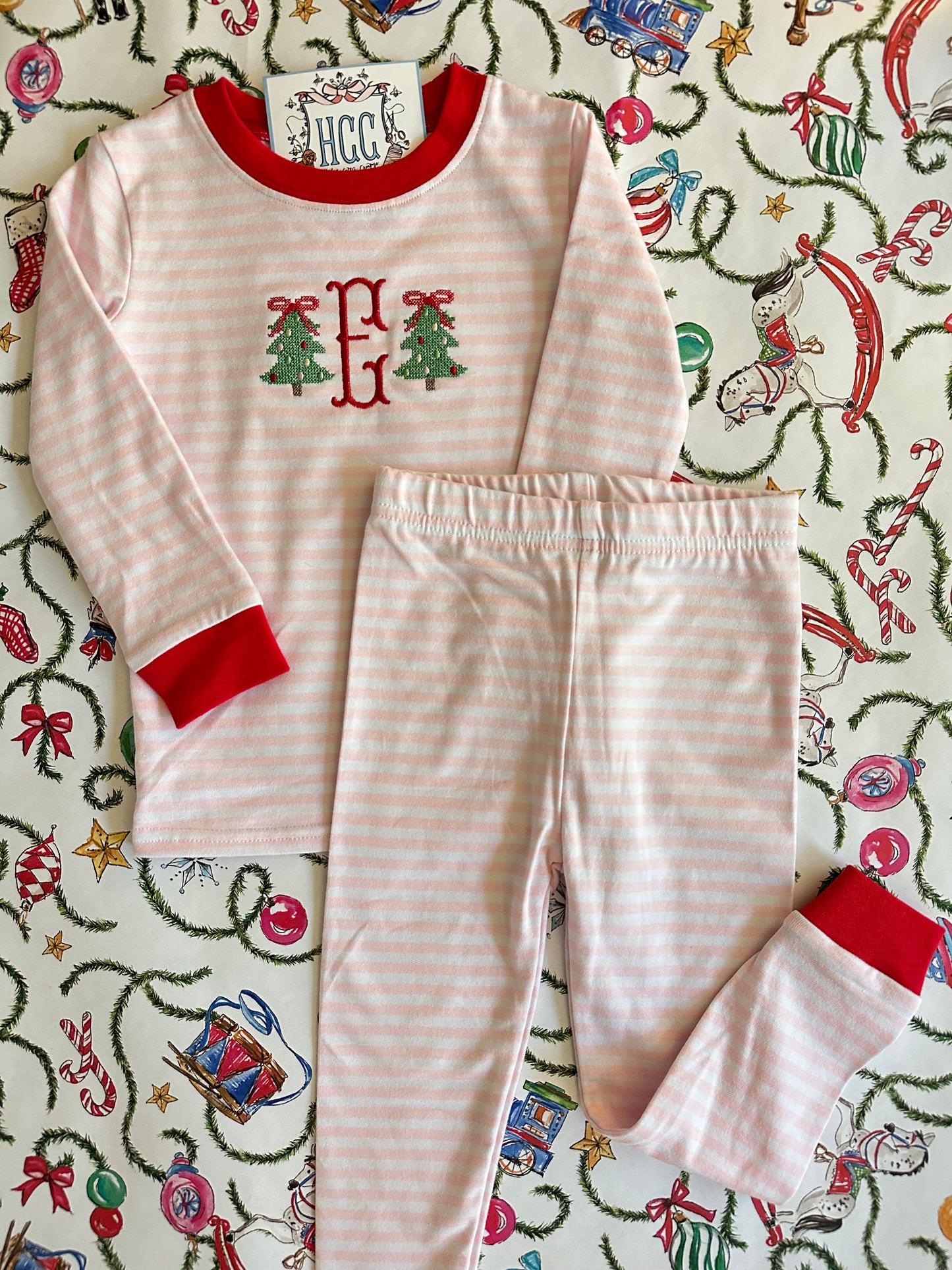 Striped Christmas Pajamas