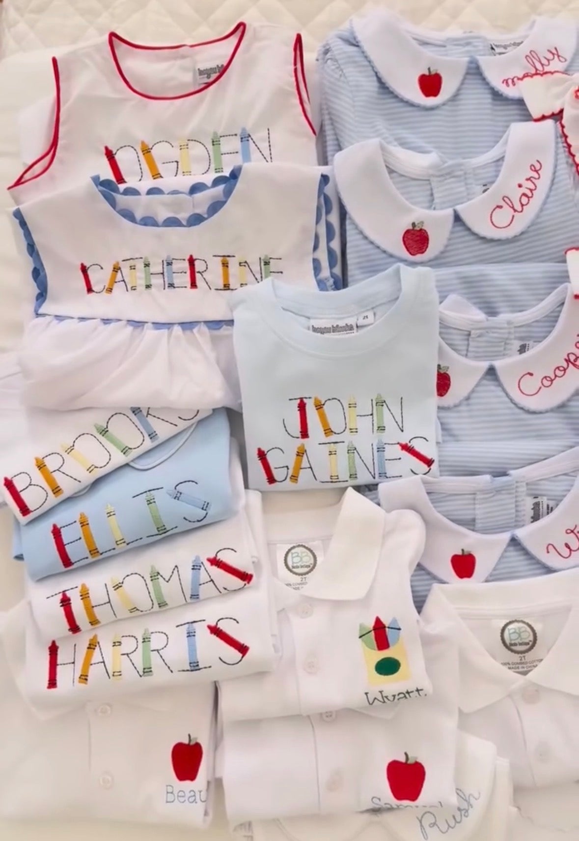 Crayon Name Tee