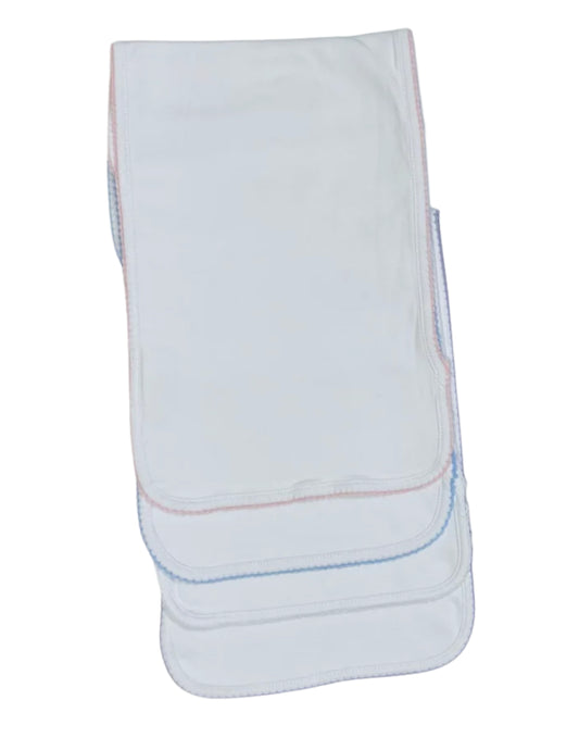 Picot Trim Burp Cloth